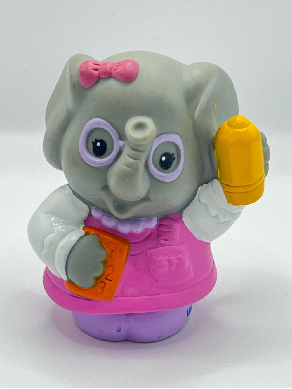 Fisher Price Little People Animalville Miss L Afina Elephant Teacher 2009 HTF
